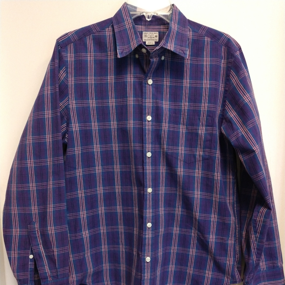 Men's J.Crew L/S woven shirt